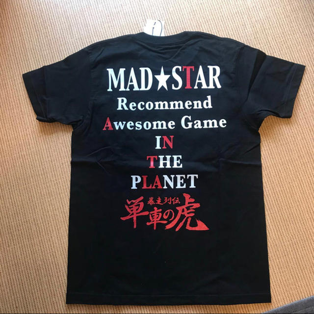 MAD☆STAR(マッドスター)のMAD STAR✖️単車の虎 コラボTシャツ  Mサイズ メンズのトップス(Tシャツ/カットソー(半袖/袖なし))の商品写真