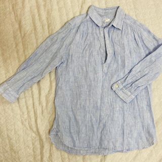 ロペピクニック(Rope' Picnic)の【美品】ロペピクニック　リネンシャツ　七分袖(シャツ/ブラウス(長袖/七分))