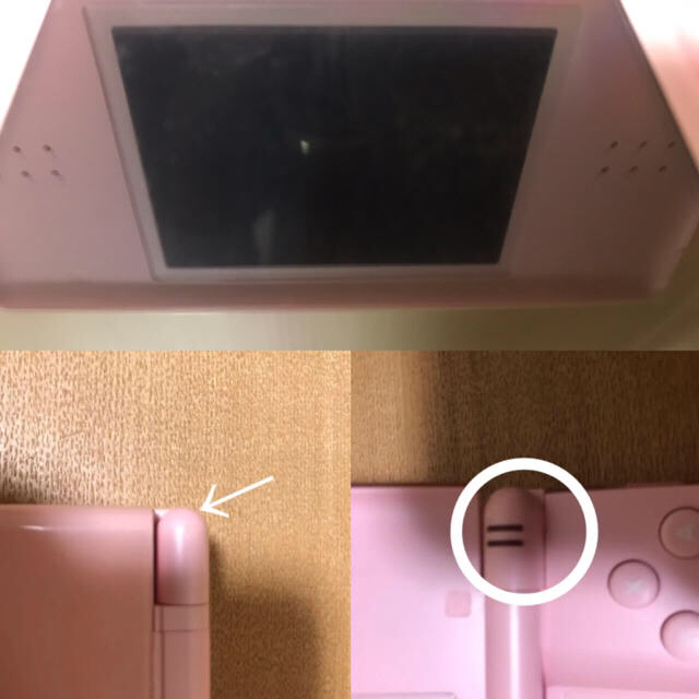 ニンテンドーDS(ニンテンドーDS)のNintendo DS LITE ピンク 本体 ソフト3本セット エンタメ/ホビーのゲームソフト/ゲーム機本体(携帯用ゲーム機本体)の商品写真