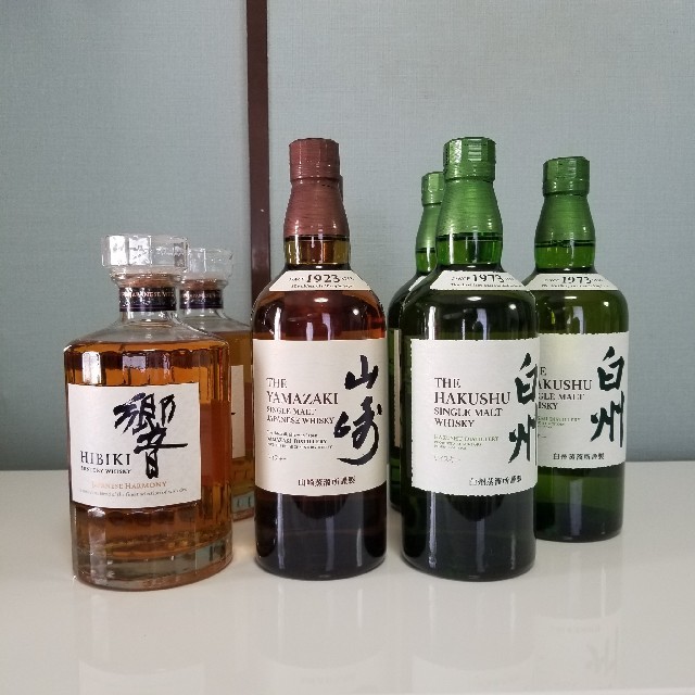 酒山崎NV 700ml3本　白州NV 700ml2本　5本セット