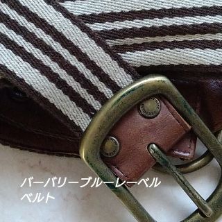 バーバリーブルーレーベル(BURBERRY BLUE LABEL)のバーバリーブルーレーベルのベルト(ベルト)