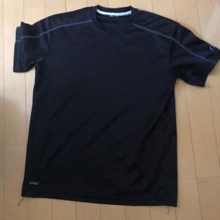 スポーツTシャツ　黒(Tシャツ/カットソー(半袖/袖なし))