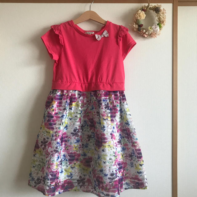 anyFAM(エニィファム)のエニファム 130 ワンピース　美品 キッズ/ベビー/マタニティのキッズ服女の子用(90cm~)(ワンピース)の商品写真