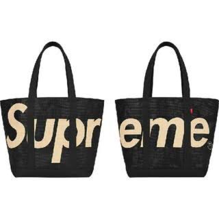 シュプリーム(Supreme)のシュプリーム ラフィアトート 黒(トートバッグ)