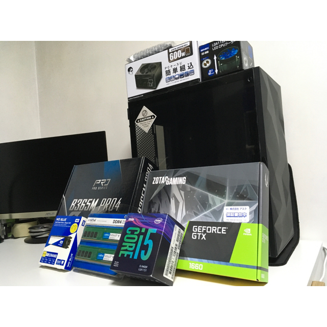 【ゲーミングPC】Core i5 x GTX 1660【新品】 スマホ/家電/カメラのPC/タブレット(デスクトップ型PC)の商品写真