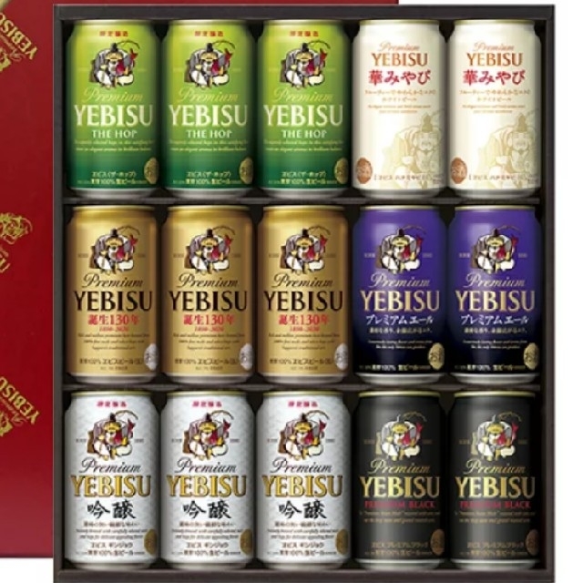 EVISU(エビス)のエビス６種セット YHR4D 食品/飲料/酒の酒(ビール)の商品写真