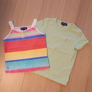 ラルフローレン(Ralph Lauren)の【未使用あり】RALPH LAUREN☆キャミソール&Tシャツセット(100)(Tシャツ/カットソー)