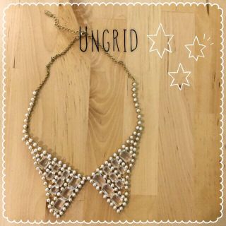 アングリッド(Ungrid)のアングリッド♡襟型 ネックレス(ネックレス)