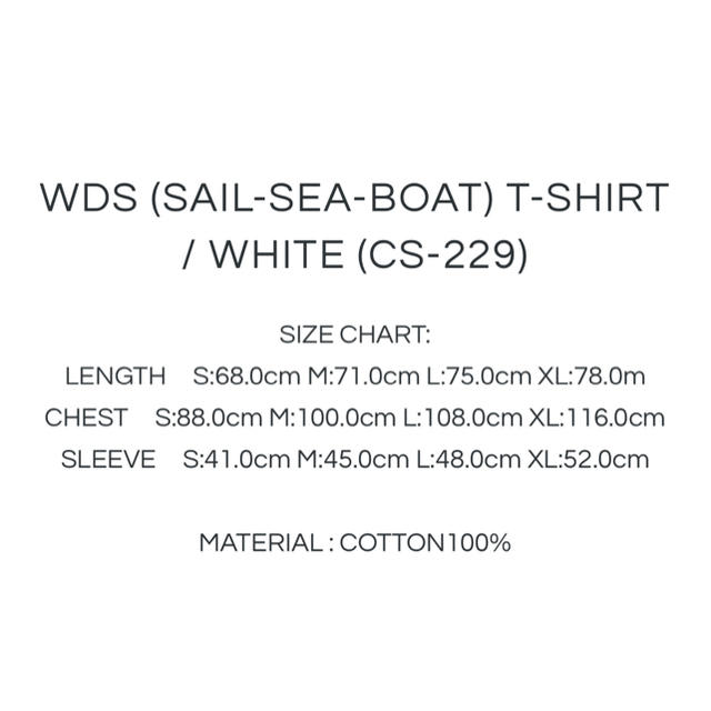 Ron Herman(ロンハーマン)のWDS (SAIL-SEA-BOAT) T-SHIRT メンズのトップス(Tシャツ/カットソー(半袖/袖なし))の商品写真