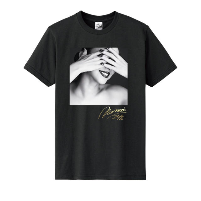 ワニ山さん オリジナル 黒 Tシャツ 半袖 安室奈美恵 デザイン