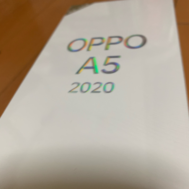 OPPO A5 2020 Blue SIMフリー　スマホ スマホ/家電/カメラのスマートフォン/携帯電話(スマートフォン本体)の商品写真