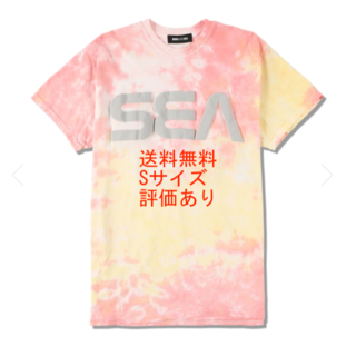 SEA (SPC) TIE-DYE T-SHIRT / PINK-YELLOW(Tシャツ/カットソー(半袖/袖なし))