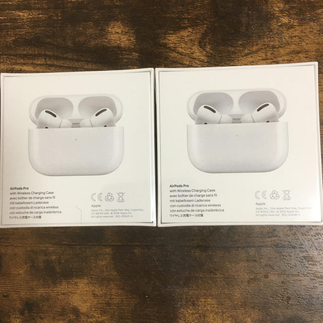 保証未開始品】Apple AirPods Pro MWP22J/A 2台 保証未開始品】Apple AirPods Pro MWP22J/A 2台