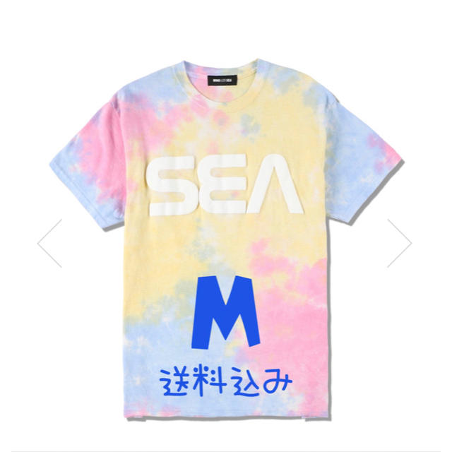 WIND AND SEA TIE-DYE T-SHIRT SAX-PINK