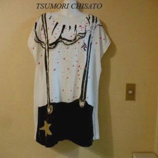 ツモリチサト(TSUMORI CHISATO)のTSUMORI CHISATOツモリチサト♡お洒落柄Tシャツワンピース(Tシャツ(半袖/袖なし))