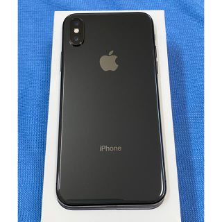 アイフォーン(iPhone)のiPhoneX SpaceGray 64GB simフリー(スマートフォン本体)