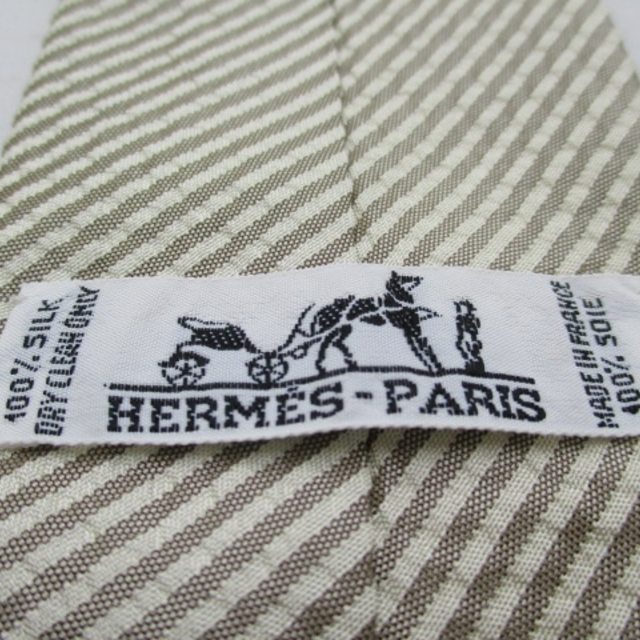 Hermes(エルメス)のエルメス ネクタイ メンズ 斜めストライプ メンズのファッション小物(ネクタイ)の商品写真
