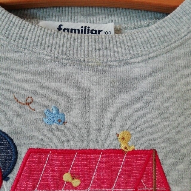 familiar(ファミリア)の普段着に♡　ファミリアトレーナー１００③ キッズ/ベビー/マタニティのキッズ服女の子用(90cm~)(Tシャツ/カットソー)の商品写真