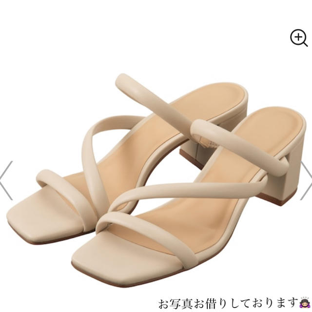 GU(ジーユー)のGU ❤︎コンフォート3ストラップヒールミュール❤︎ レディースの靴/シューズ(サンダル)の商品写真