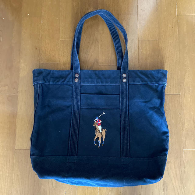 POLO RALPH LAUREN(ポロラルフローレン)のポロラルフローレン　トートバッグ　超美品 メンズのバッグ(トートバッグ)の商品写真