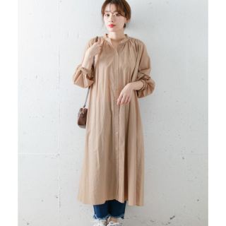 サニーレーベル(Sonny Label)の新品未使用タグ付き⭐️Sonny Label ギャザーシャツワンピース(ロングワンピース/マキシワンピース)