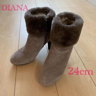 ダイアナ(DIANA)の専用☆ DIANA ファー ショートブーツ 24cm(ブーツ)