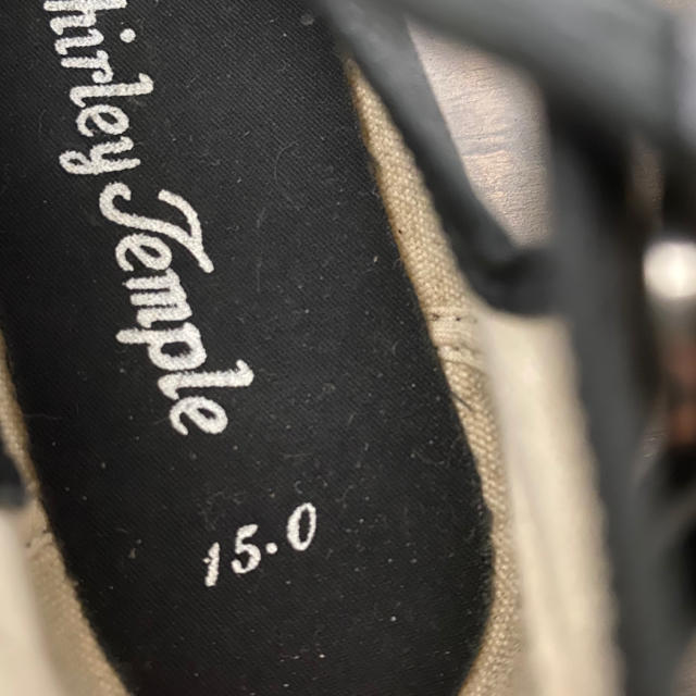 Shirley Temple(シャーリーテンプル)の15cm  シャーリーテンプル　Shirley Temple ブラック キッズ/ベビー/マタニティのキッズ靴/シューズ(15cm~)(フォーマルシューズ)の商品写真