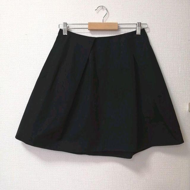 【美品】ドゥーズィエムクラス　スカート　シンプル　綺麗め　ブラック　黒　38