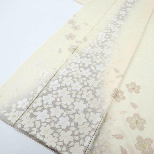 IKUMI様専用★刺繍■豪華桜の花模様訪問着■白地桜の地模様着物◆HS5-7》 レディースの水着/浴衣(着物)の商品写真