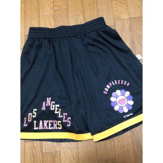 ミッチェルアンドネス(MITCHELL & NESS)の村上隆 ComplexCon x レイカーズ ショーツ ブラック(ショートパンツ)