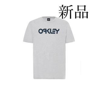 オークリー(Oakley)の新品　定価3630円　オークリー  半袖　Tシャツ　L グレー　ビックロゴ (Tシャツ/カットソー(半袖/袖なし))