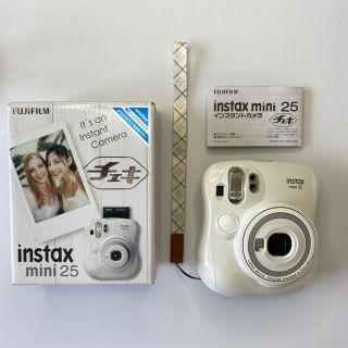 フジフイルム(富士フイルム)の【期間限定値下げ‼︎】チェキ/ FUJIFILM instax mini 25(フィルムカメラ)