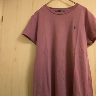 ラルフローレン(Ralph Lauren)のRALPH LAUREN ラルフローレン Tシャツ 半袖カットソー 紫 M～L (Tシャツ(半袖/袖なし))