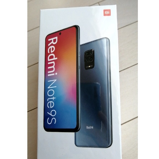 スマートフォン/携帯電話新品！Redmi Note 9S Aurora Blue 4GB 64GB