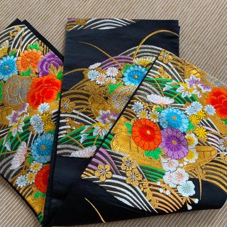 豪華刺繍　アンティーク　正絹 袋帯(帯)