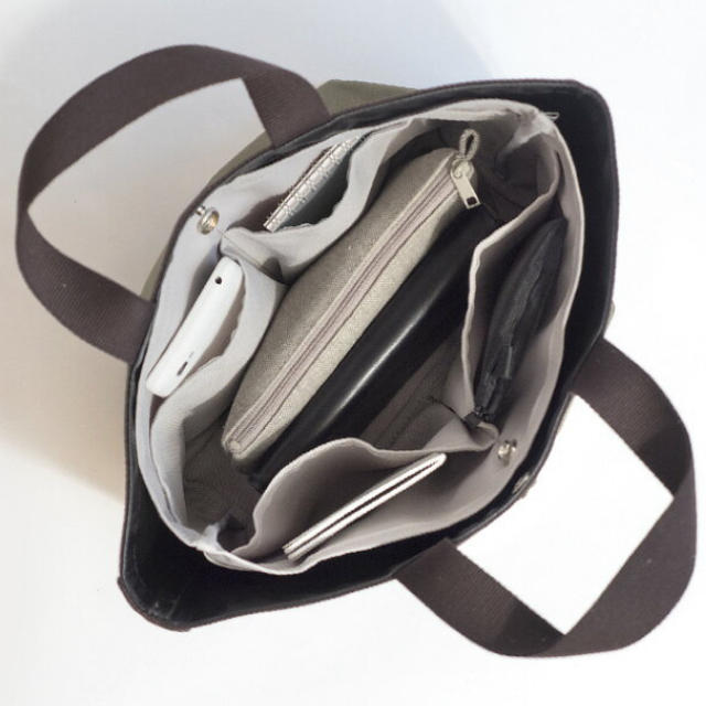 Herve Chapelier(エルベシャプリエ)の【新品】クロード元町　バッグインバッグ　MASTIC レディースのバッグ(その他)の商品写真