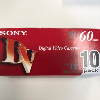 ソニー(SONY)のソニー ミニDVカセット 60分 ICメモリーなし　10巻(ビデオカメラ)