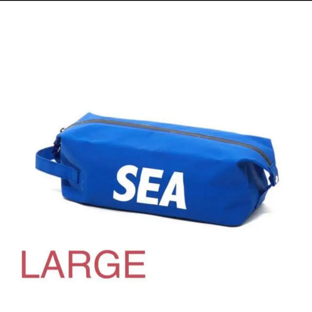 バッグwind and sea「DOPP KIT BAG(LARGE)」ブルー