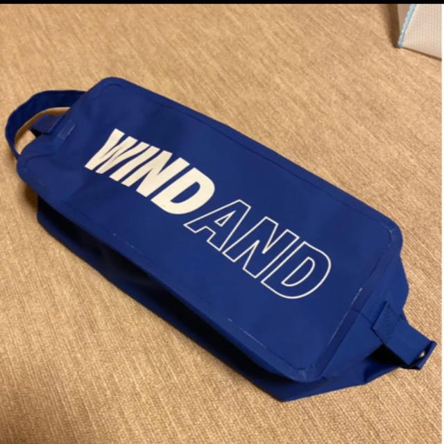 WIND AND SEA(ウィンダンシー)のwind and sea「DOPP KIT BAG(LARGE)」ブルー メンズのバッグ(その他)の商品写真