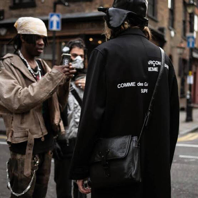 supreme comme des garcons over coat M