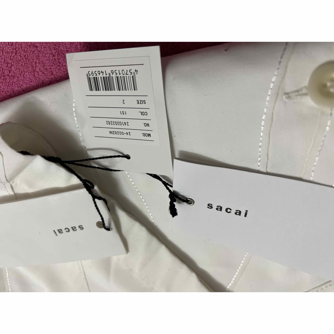 sacai - sacai24SS Floral Embroidered Patch Shirtの通販 by 要 sacai - sacai24SS Floral Embroidered Patch Shirtの通販 by 要