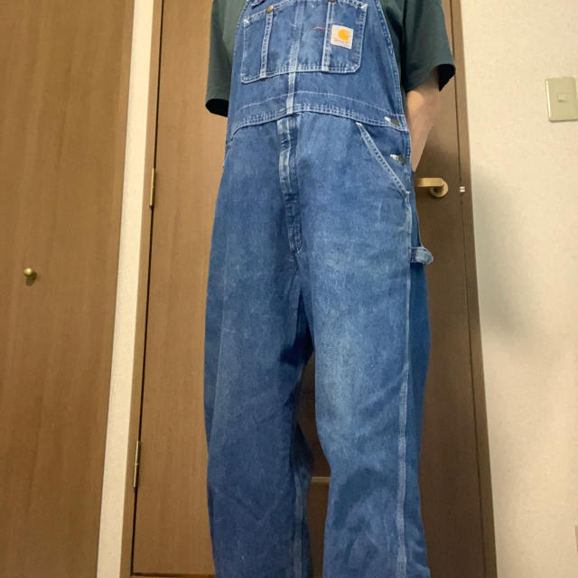 carhartt] [一点物] 90's デニム オーバーオール メキシコ製 | www