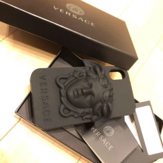 ヴェルサーチ(VERSACE)の本物証明つき！　versace  iPhone xケース(iPhoneケース)