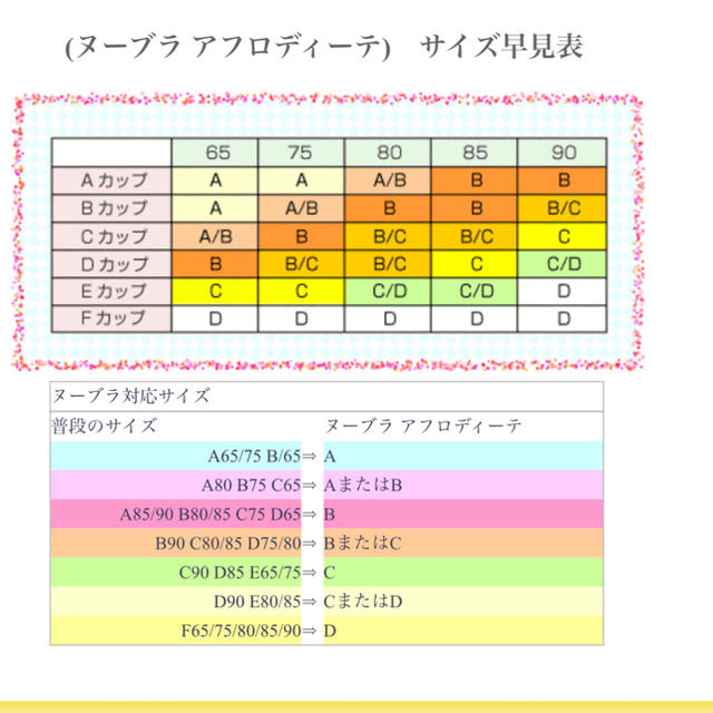 ヌーブラ未使用アフロディーテ正規品！ レディースの下着/アンダーウェア(ヌーブラ)の商品写真