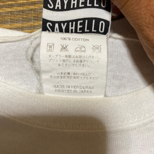 BEAMS(ビームス)のSAYHELLO セイハロー　tee tシャツ BOX LOGO s メンズのトップス(Tシャツ/カットソー(半袖/袖なし))の商品写真