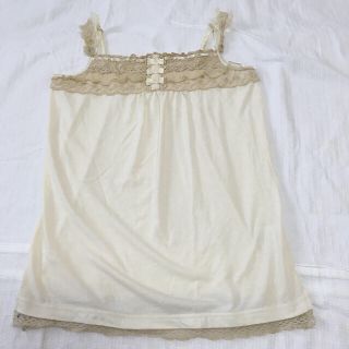 アクシーズファム(axes femme)の💖早い物勝ち❣️【美品】axesストーン付きレースキャミ(キャミソール)