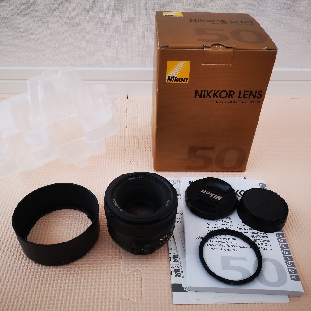 美品　NIKON AF-S NIKKOR 50mm f/1.8G 単焦点カメラ