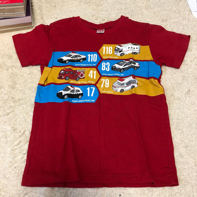 UNIQLO(ユニクロ)のトミカ　Tシャツ　110cm キッズ/ベビー/マタニティのキッズ服男の子用(90cm~)(Tシャツ/カットソー)の商品写真