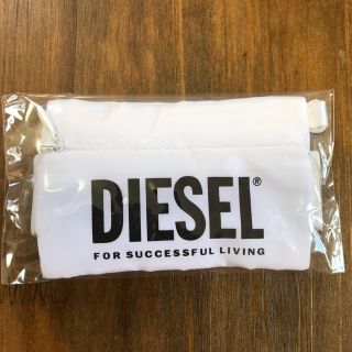 ディーゼル(DIESEL)の[新品] DIESEL コインケース・小物ケース　ホワイト/白　ノベルティ(コインケース/小銭入れ)