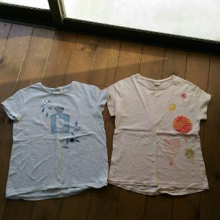 ザラキッズ(ZARA KIDS)のザラ　ガールズTシャツ2枚(Tシャツ/カットソー)